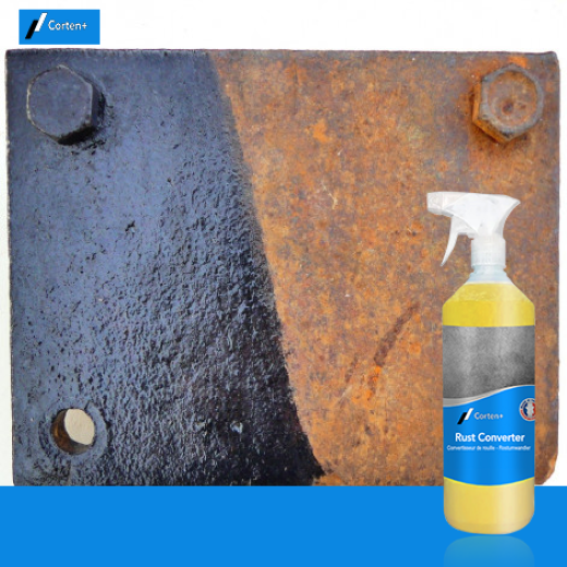 How do rust converters effectively protect against the damaging effects of rust?